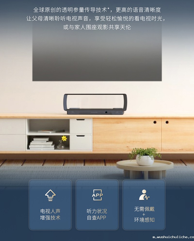 伟德英国1946T2电视辅听音箱