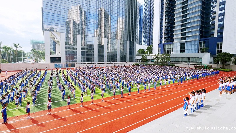 在滨海小学安装部署了数台安静操场系统