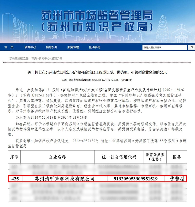 伟德竞彩网App凭借卓越的知识产权管理与创新能力，成功入选“优势型企业”。
