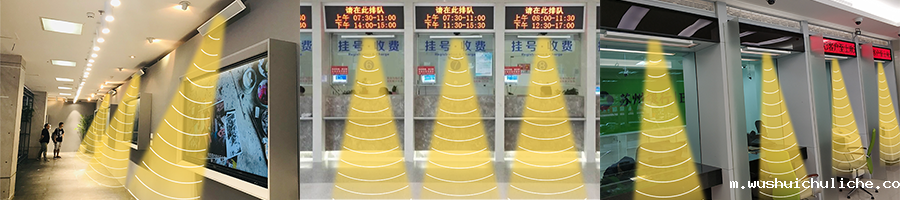 展览展示场景使用定向音响