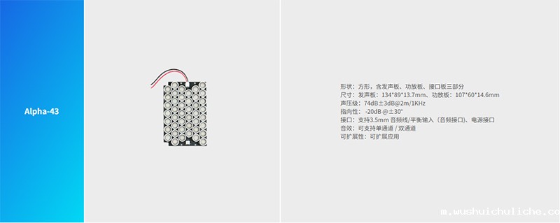 伟德竞彩网App定向声模组产品