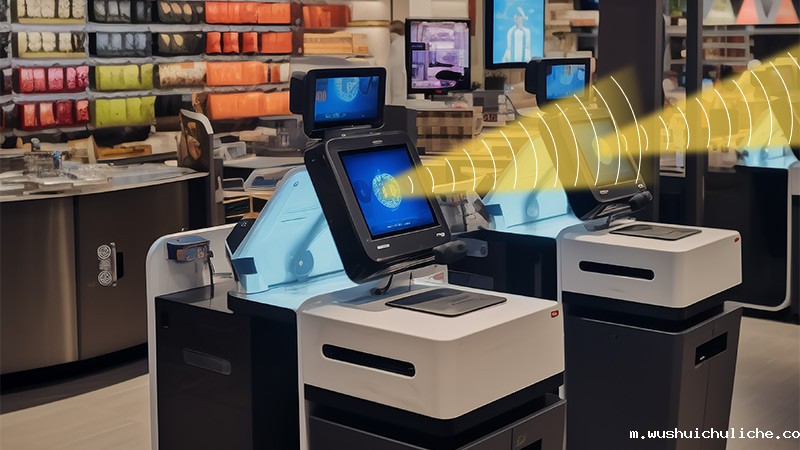 自助终端设备集成定向声模组,定向发声示意图