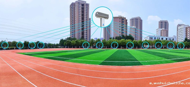 天津赤龙中学部署了伟德竞彩网App安静操场系统